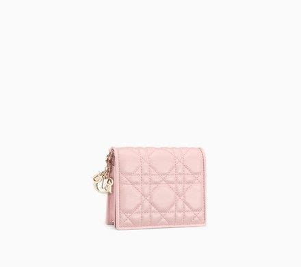 lady dior mini wallet in pink cannage lambskin price|Mini Lady Dior Wallet Bright Pink Cannage Lambskin.